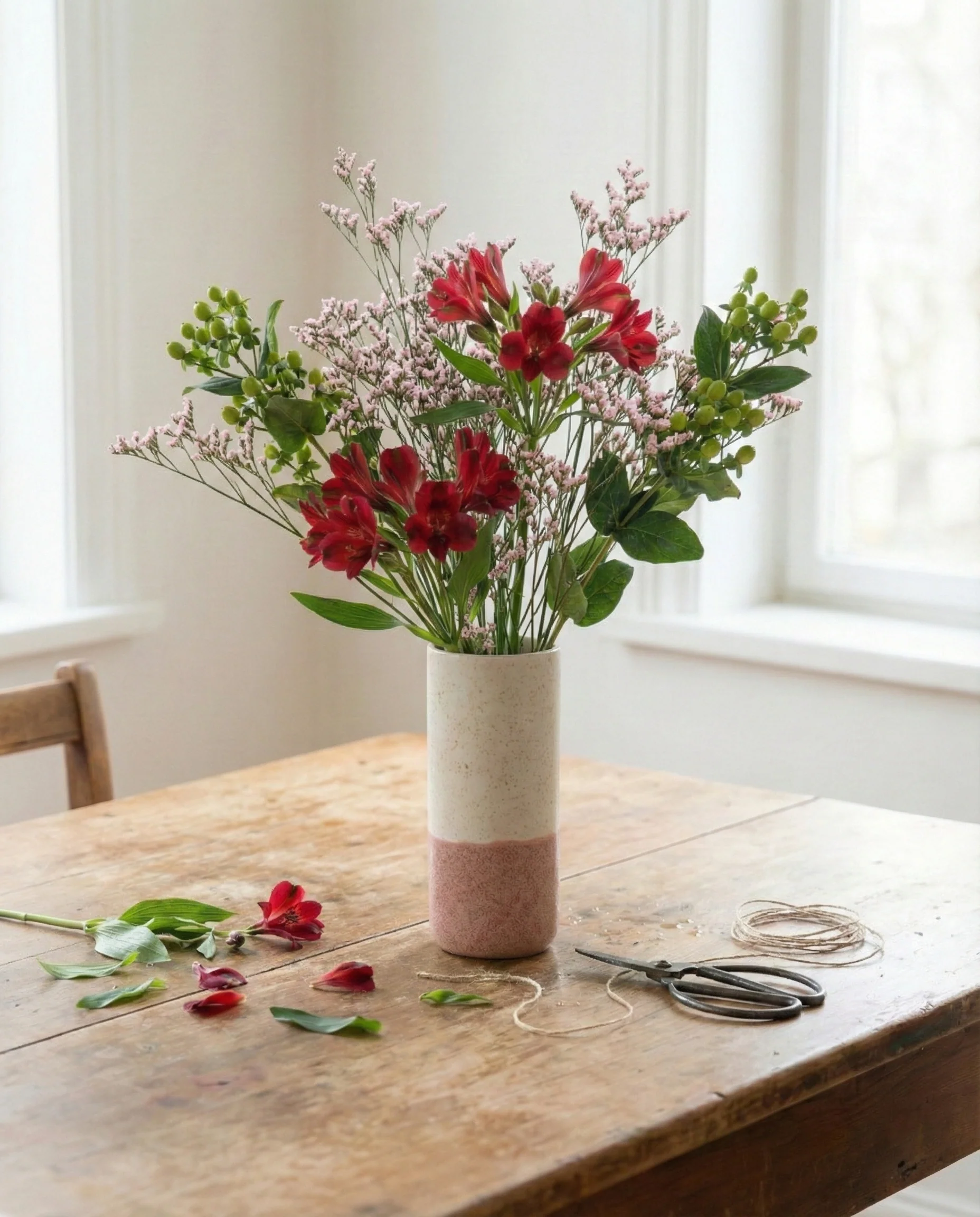 Blumen als romantische Geste
